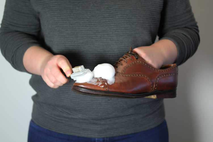 Use soap to remove tough stains